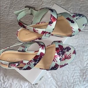 Flower Print Heels